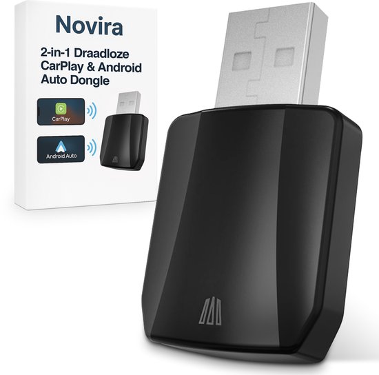 CarPlay Dongle – Draadloze CarPlay & Android Auto Adapter – USB & Type-C – Plug & Play voor Auto van DRMobile