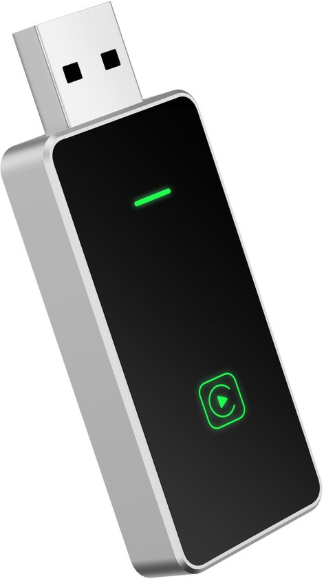 CarPlay draadloze adapter, converteert bekabelde CarPlay-adapter naar draadloos, geschikt voor iPhone iOS 10+ van Merkloos
