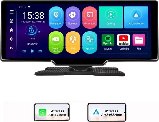 CarPlay Scherm - Android 13 - Android Auto scherm - 100% Passend van CarPlay
