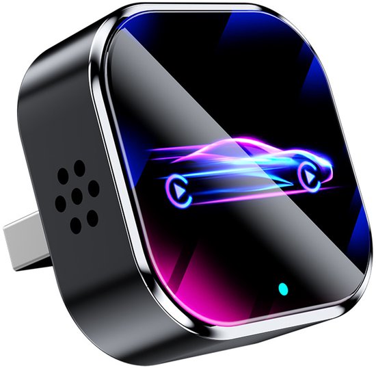 CarPlay Wireless Adapter 2025 Upgrade – 2-in-1 Android Auto & Apple CarPlay, wandelt kabelgebundenes in kabelloses CarPlay um, Plug & Play, geschikt voor iOS 10+ & Android 11+ van Merkloos