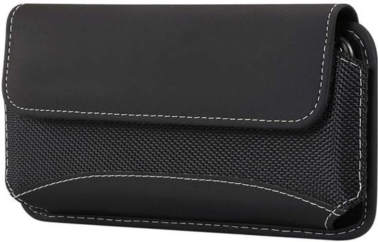 Case Cover Horizontal New Leather & Nylon voor Lenovo Legion Duel 2 (2021) - Black