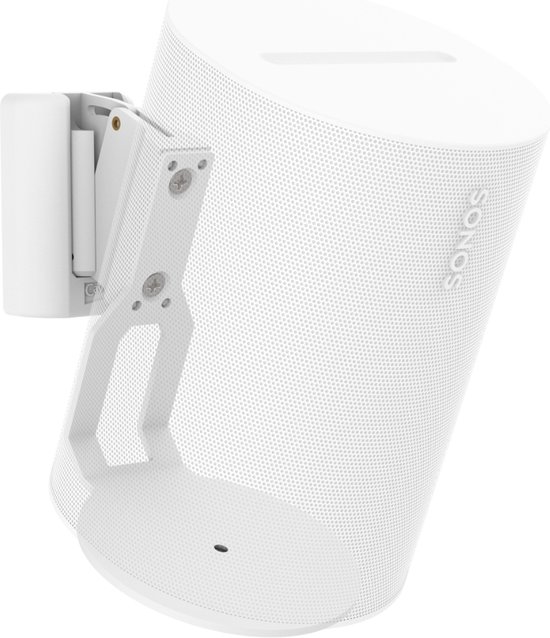 Cavus - CMSE100W Muurbeugel voor Sonos Era 100 - Draaibaar & Kantelbaar - Inclusief Waterpas & Adapter - Wit van Cavus