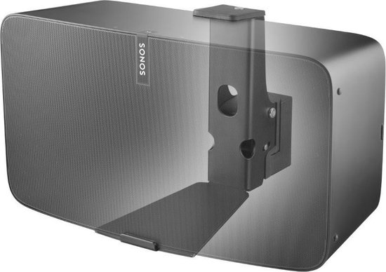 Cavus - Draai en Kantelbare Muurbeugel voor Sonos Five (ook geschikt voor Play:5) - Horizontaal - Zwart van Cavus