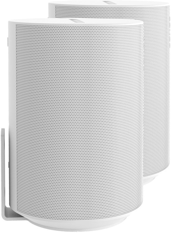 Cavus Ultra Slim Draaibare Muurbeugel voor Sonos ERA 100 – Set van 2 - Wit van Merkloos