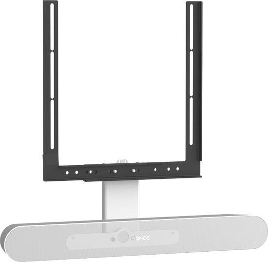 Cavus VESA Soundbar Beugel voor Sonos Ray – Voor Draaibare TV Beugels en TV Standaarden – Slim & Stijlvol Design - Wit van Merkloos
