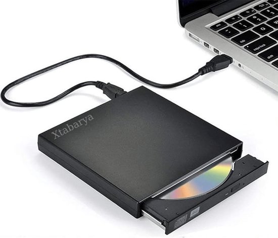 CD-ROM Speler Externe Dvd Usb 2.0 DVD-ROM Drivecd Rw Optische Drive Recorder Draagbare Voor Macbook Laptop Computer Pc Windows 7/8 zwart