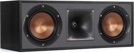 Center Channel Speaker - Home Audio - Film Geluid - Krachtig Gedetailleerd - 100 W - Zwart