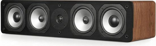 Center Luidspreker Passief - 210 Watt Vermogen - 6-8 Ohm Impedantie - MDF Behuizing - Bassreflex Achterzijde - Home Cinema Speaker