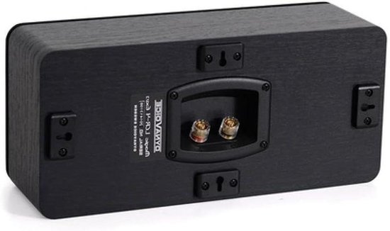 Center Luidspreker - Surround Speaker - Home Cinema - Slechts 11 cm diep - 2x4 inch woofer - Zwart mat