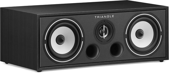 Center Speaker voor Home Cinema - 2-weg Bass Reflex - Krachtig Geluid - Zwart van Merkloos