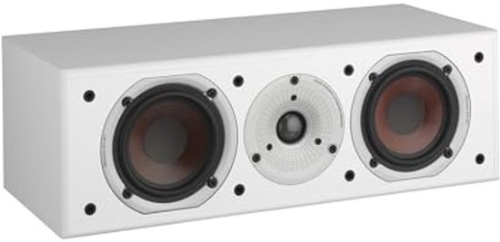 Centerluidspreker - Home cinema speaker - Film geluid - Houtvezel membranen - 152 x 435 x 204 mm - Wit