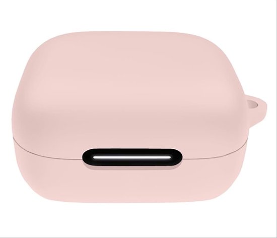 Cilicone hoes compatibel met Anker Soundcore P30i, ultradunne zachte hoes, slim fit, anti-val, niet gemakkelijk te vuil - roze