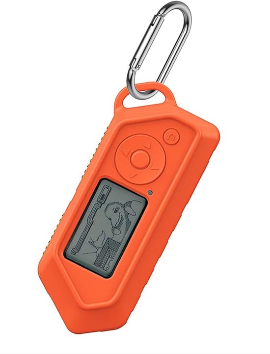 Cilicone hoes compatibel met Flipper Zero, ultradunne zachte hoes, slim fit, valbestendig, niet gemakkelijk vuil - oranje
