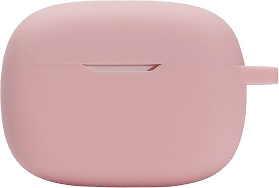 Cilicone hoes compatibel met JBL Wave Beam/Beam 2, ultradunne zachte hoes, slim fit, anti-val, niet gemakkelijk vuil - roze
