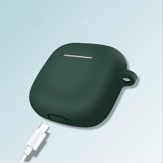 Cilicone Hoesje compatibel met Huawei FreeBuds SE 2, ultradunne zachte hoes, slim fit, valbestendig, niet gemakkelijk vuil - marineblauw