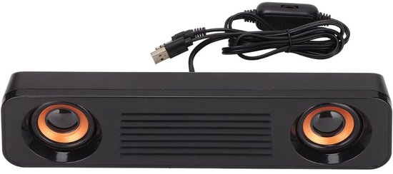 CLVP® Soundbar Pc - Bekabelde en Draadloze Pc -Luidspreker - USB Mini Speaker van Merkloos
