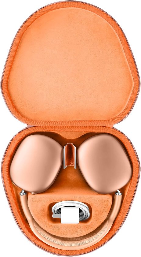 co2CREA case for Max Beschermhoes | Case Solo, schokbestendige EVA-hoes met polsband voor outdoor-reizen, compatibel met Airpods Max 2