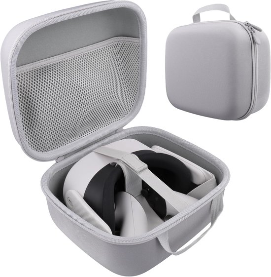 co2CREA Harde hoes voor Meta Quest 3S VR-hoofdtelefoon