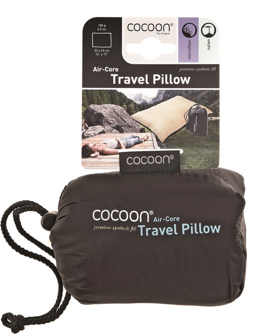 Cocoon Air Core Pillow - Charcoal/Smoke Grey van Cocoon
