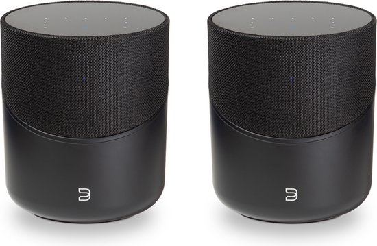 Combi Deal Bluesound Pulse M - Draadloze 360 Luidspreker - Zwart (2 speakers) van Merkloos