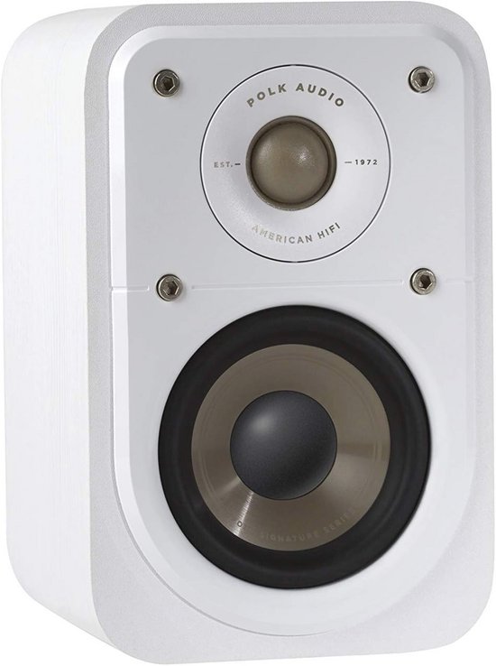 Compacte Satellietluidsprekers voor HiFi Home Cinema - 100 Watt, 2-Pakket, Diepe Bass, Hoge Resolutie, Wit van Merkloos