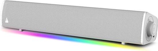Compacte Soundbar - Gaming Audio - Muziek Luisteren - SuperWide Technologie - 41 cm - Wit