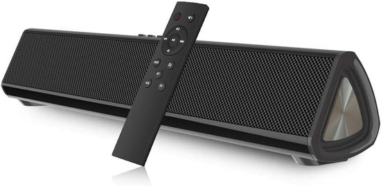 Compacte Soundbar voor Televisie en PC met Bluetooth 5.0 en Meerdere Aansluitingen van Merkloos
