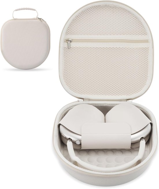 Compatibel met Apple Airpods Max hoofdtelefoons, Eva harde etui-shell voor het opbergen van hoofdtelefoons tijdens reizen en buitenshuis (Sterrenlicht)
