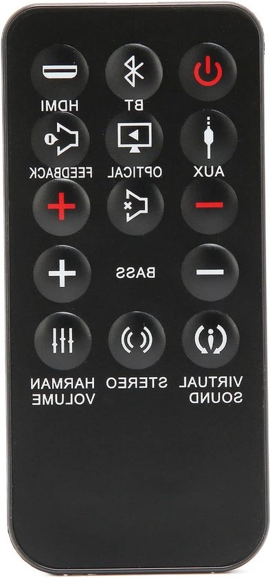 Compatibel met Cinema Soundbar SB250-luidspreker - Afstandsbediening voor Cinema Soundbar SB250 - vervangende afstandsbediening . van Merkloos