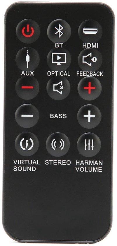 Compatibel met Cinema Soundbar SB250-luidspreker - Afstandsbediening van compatibel