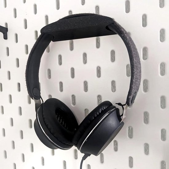 Compatibel met IKEA Skadis geperforeerde plaat I Skadis accessoires I Headset bevestiging voor steekpaneel