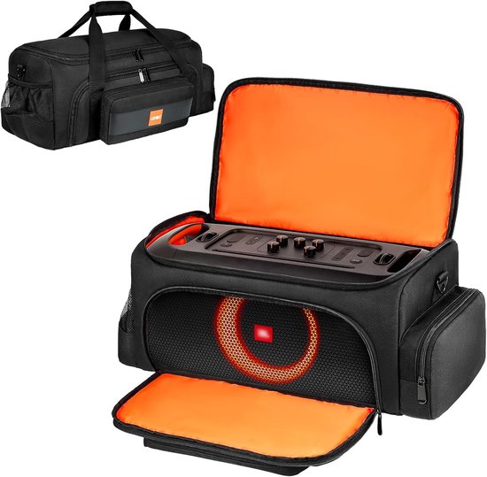 Compatibel met JBL PartyBox On The Go Speaker,Travel Storage Tote Bag Fits voor JBL PartyBox On-The-Go Essential Protable Party Speaker and Accessories,Case Only,No Shoulder Strap