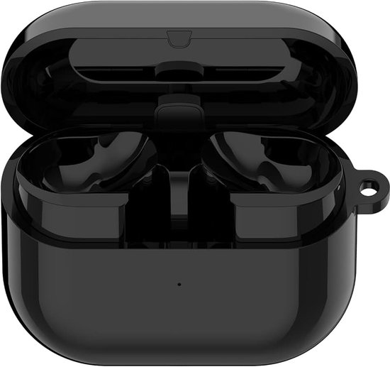 Compatibel met Samsung Galaxy Buds 3 Pro - Oplaadbehuizing - Houder voor oordopjes SM-R630 (zwart)