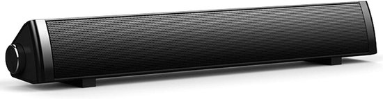 Computer Soundbar - Mini Speaker TV - Films Muziek Spelletjes - 3D Surround Geluid - 430 Millimeter - Zwart