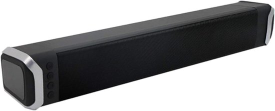 Computer Soundbar - PC Speaker Mini Soundbar - Muziek Luisteren - 2.1 Surround Sound - 44.3 cm - Zwart