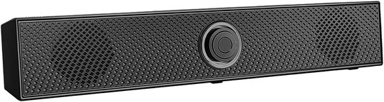 Computer Soundbar - PC Speaker - Muziek Luisteren - Draadloze Bluetooth 5.0 - Mini Formaat - Zwart