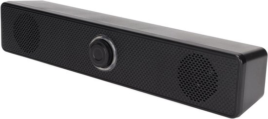 Computerluidspreker Soundbar - PC Speaker - Muziek en Films Kijken - Ruimtebesparend Ontwerp - 33 x 8 x 7 cm