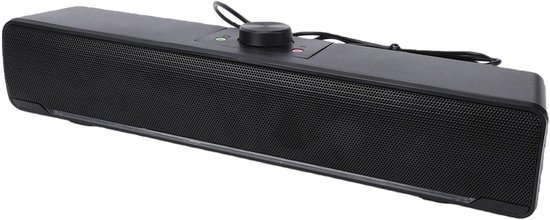 Computerluidsprekers - Soundbar - Films Muziek Games - Dynamische RGB-verlichting - 32 cm - Zwart