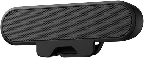 Computerluidsprekers voor PC en laptop met boost-bas, USB-aansluiting en clip-on - stereo, mini-soundbar van Trust