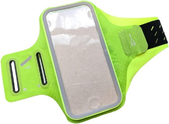 Cover Chinlon-Lycra Ultra-dunne Armband Sport Wandelen Fitness Fietsen Gym voor Yezz Max 2 Ultra (2022) - Groen