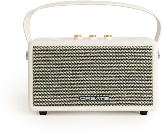 CREATE - Draagbare luidspreker met Bluetooth, USB en AUX, Klein - SPEAKER RETRO van CREATE