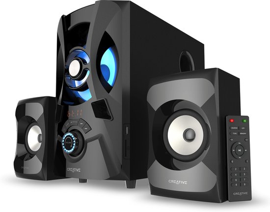 Creative SBS E2900 2.1 Bluetooth luidspreker Zwart van Creative