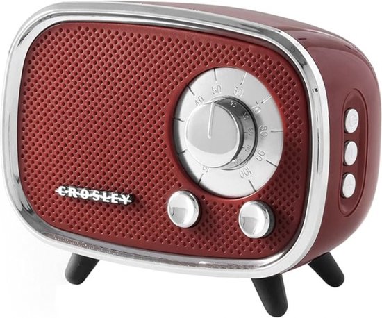 Crosley Rondo Bluetooth Speaker - Rood van Crosley