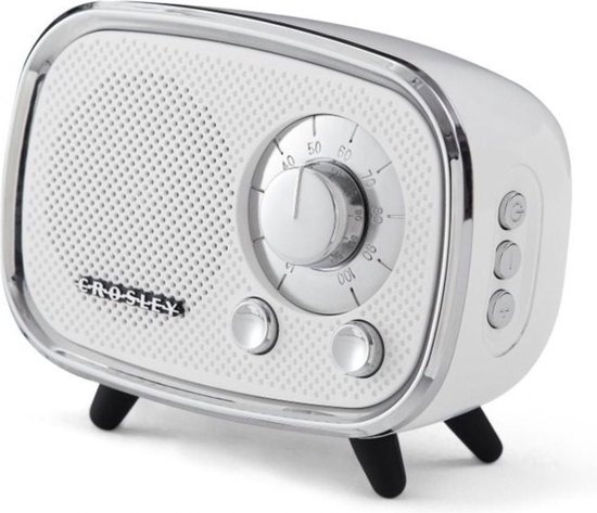 Crosley Rondo Bluetooth Speaker - Wit van Crosley