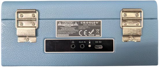 Crosley Voyager CD-Player - Washed Blue