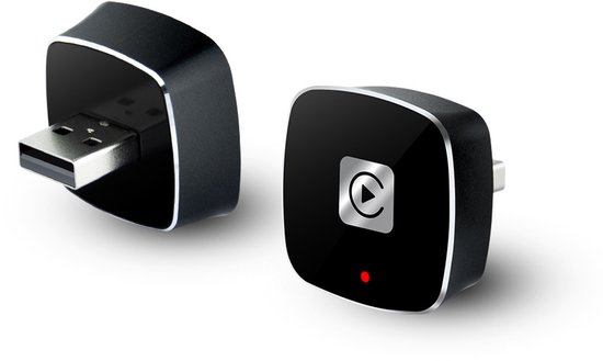 Crrynuo CarPlay draadloze adapter (voor iPhone, Android) - Upgrade naar draadloos CarPlay - Plug and Play - USB/Type-C - Mini en robuuste draadloze CarPlay autoadapter van Crrynuo