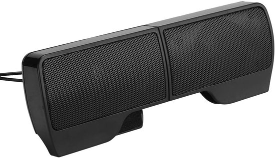 Dailygoods - Dailygoody - Mini Desktop Laptop 2.0 soundbar - USB-luidspreker - Draagbaar en praktisch - Compact formaat - Geluidversterker voor laptop - Ideaal voo...