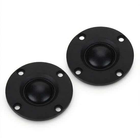 Dailygoods - Hifi Dome Tweeter Luidspreker voor Home Audio Systeem, 2 Stuks 30W 6Ω
