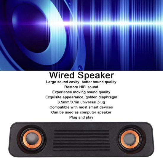 Dailygoody - Computerluidsprekers - Draagbare Mini-soundbar - Hifi