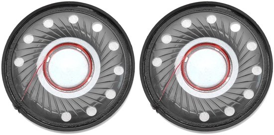 Dailygoody - Hoofdtelefoonluidspreker - Vervangende luidsprekers - Zwart - Compatibel met QC45 QC35 QC25 - 40 mm - Geschikt voor verschillende modellen